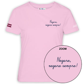 MC2 SAINT BARTH T-shirt da donna in cotone rosa Emilie