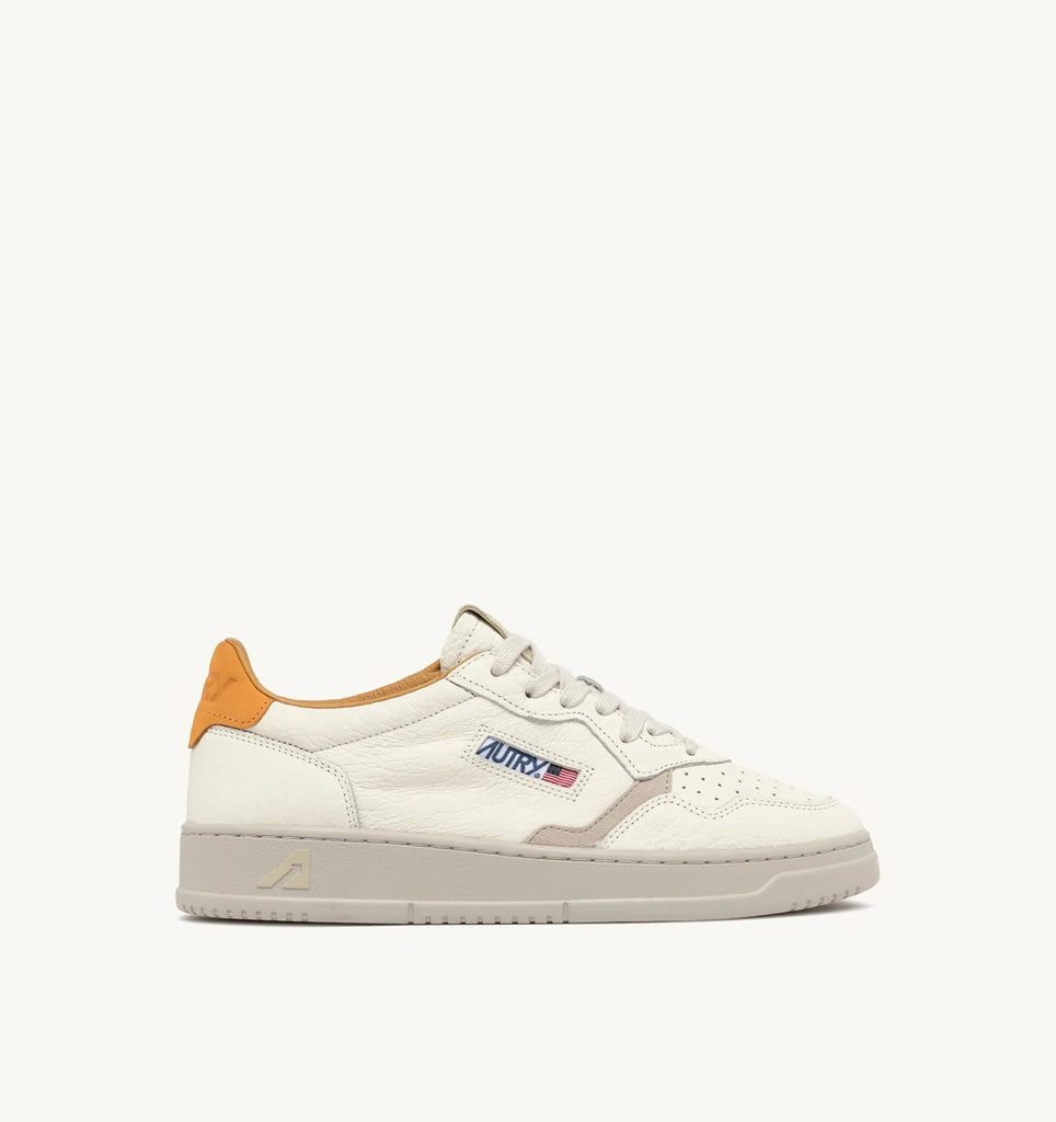 AUTRY Sneakers Medalist Low In Pelle Effetto Elephant