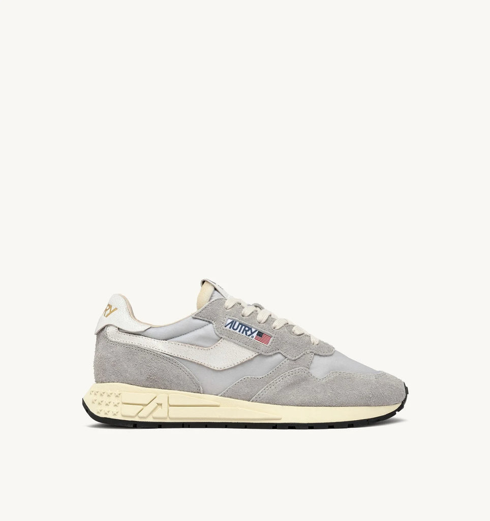 AUTRY Sneakers Reelwind Low In Nylon E Suede Grigio