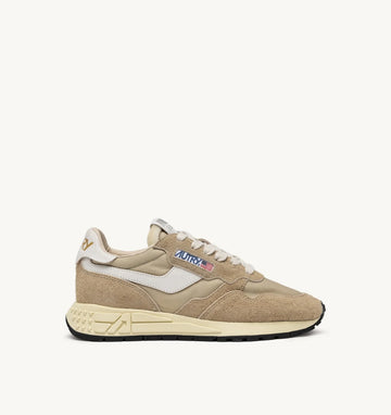 AUTRY Sneakers Reelwind Low In Nylon E Suede Beige