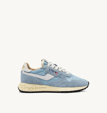 AUTRY Sneakers Reelwind Low In Nylon E Suede Celeste