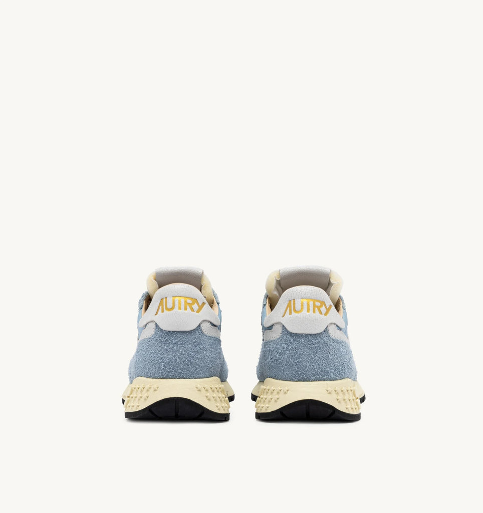 AUTRY Sneakers Reelwind Low In Nylon E Suede Celeste