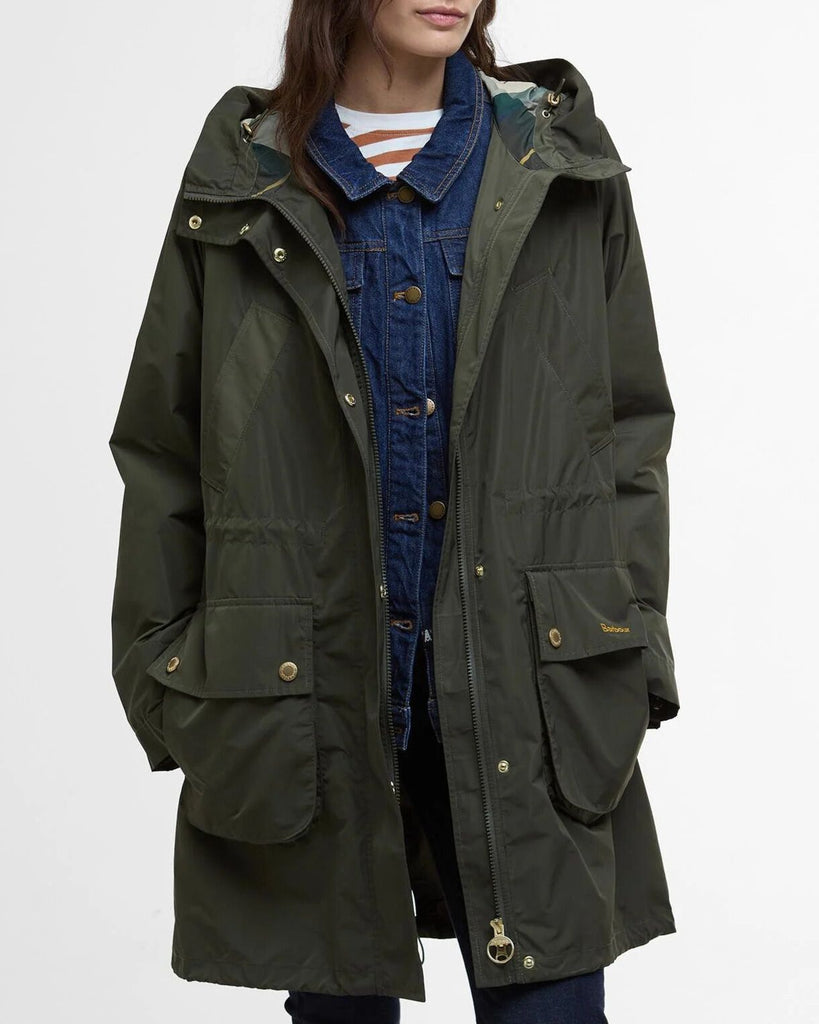 BARBOUR Parka antipioggia Una