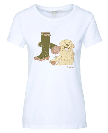 BARBOUR T-shirt con stampa Rowen