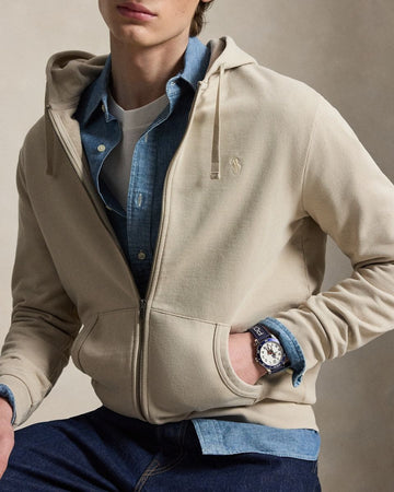 POLO RALPH LAUREN Felpa con cappuccio in cotone loopback