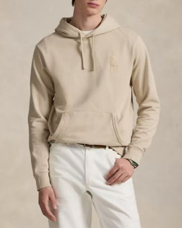 POLO RALPH LAUREN Felpa con cappuccio Big Pony in loopback