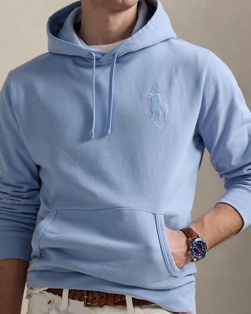 POLO RALPH LAUREN Felpa con cappuccio Big Pony in loopback