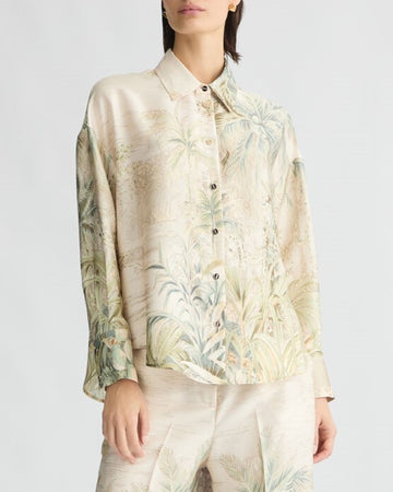 LIU JO Camicia in twill con stampa