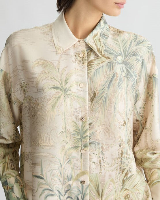 LIU JO Camicia in twill con stampa