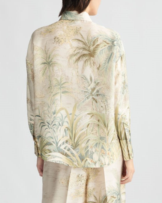 LIU JO Camicia in twill con stampa
