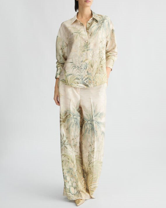 LIU JO Camicia in twill con stampa