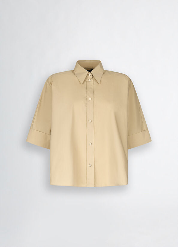 LIU JO Camicia boxy in cotone