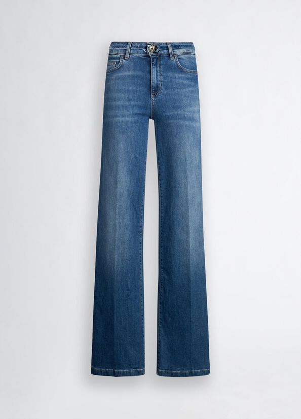 LIU JO Jeans flare con cintura