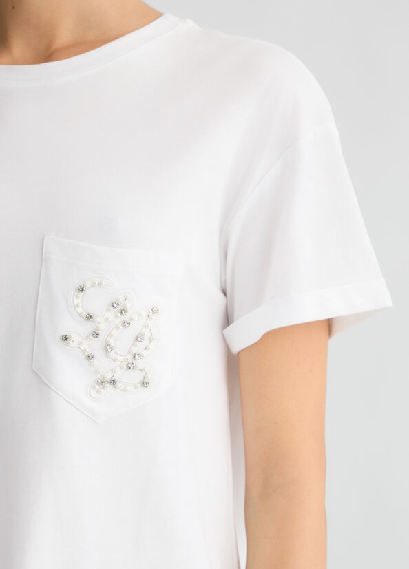 LIU JO T-shirt con taschino