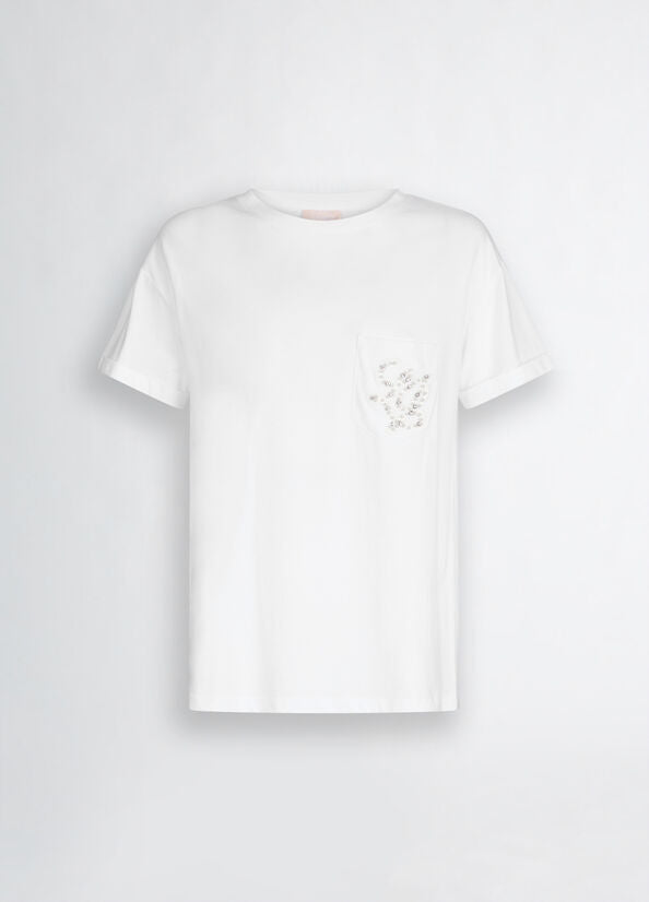LIU JO T-shirt con taschino