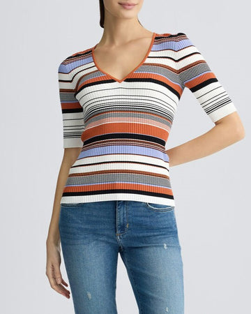 LIU JO T-shirt in maglia a righe