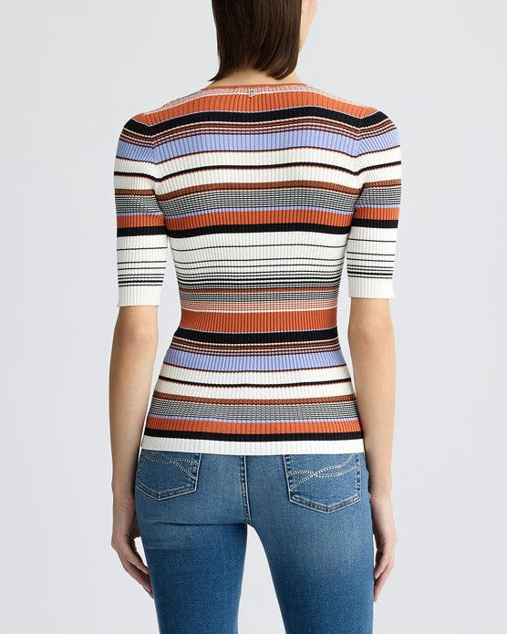 LIU JO T-shirt in maglia a righe