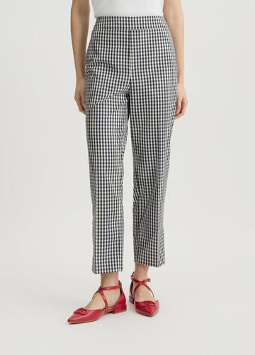LIU JO Pantaloni cropped check