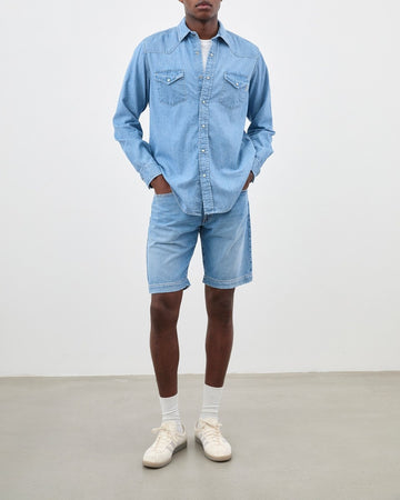 ROY ROGER'S Camicia Martin Denim Bleach