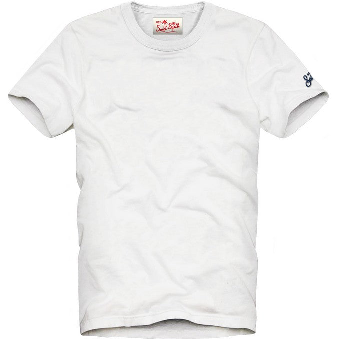 MC2 SAINT BARTH T-shirt Dover in jersey di cotone con ricamo St. Barth