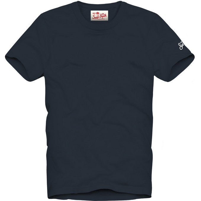 MC2 SAINT BARTH T-shirt Dover in jersey di cotone con ricamo St. Barth