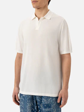 MC2 SAINT BARTH Polo in maglia Sloan senza bottoni