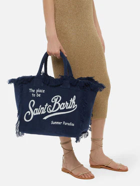 MC2 SAINT BARTH Borsa a spalla Vanity in lino