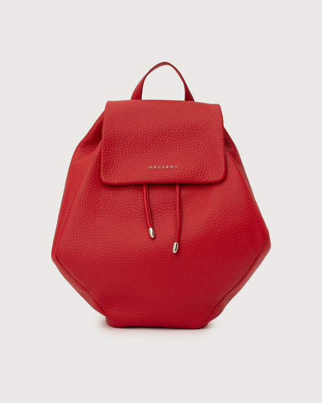 ORCIANI Zaino Soft in pelle martellata