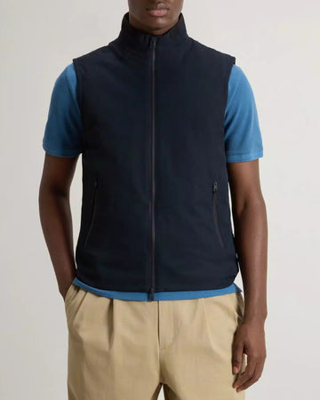 WOOLRICH Gilet Sailing trapuntato in tessuto a due strati