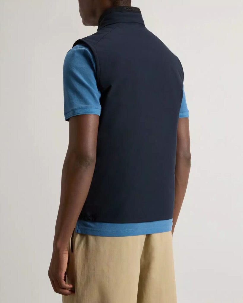 WOOLRICH Gilet Sailing trapuntato in tessuto a due strati