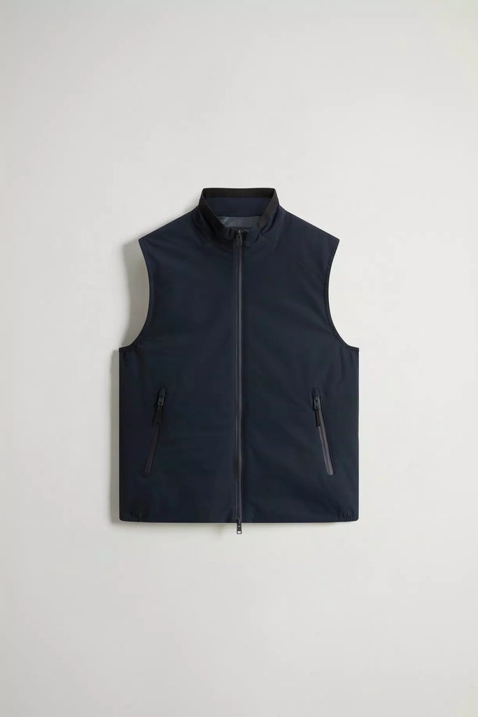 WOOLRICH Gilet Sailing trapuntato in tessuto a due strati