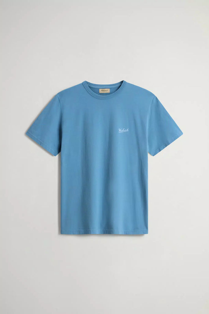 WOOLRICH T-shirt in puro cotone con logo