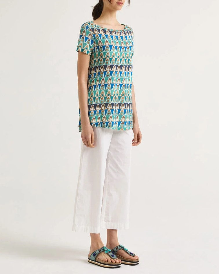 MALIPARMI T-Shirt-Geometric Mimosa