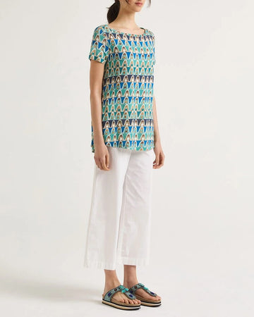 MALIPARMI T-Shirt-Geometric Mimosa