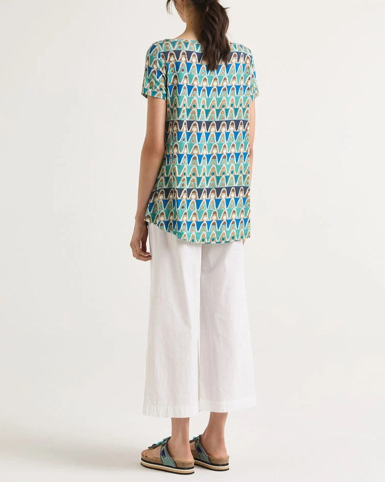 MALIPARMI T-Shirt-Geometric Mimosa