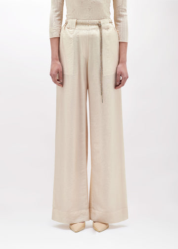 BLUGIRL Pantaloni a palazzo in tencel