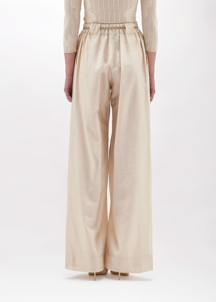 BLUGIRL Pantaloni a palazzo in tencel