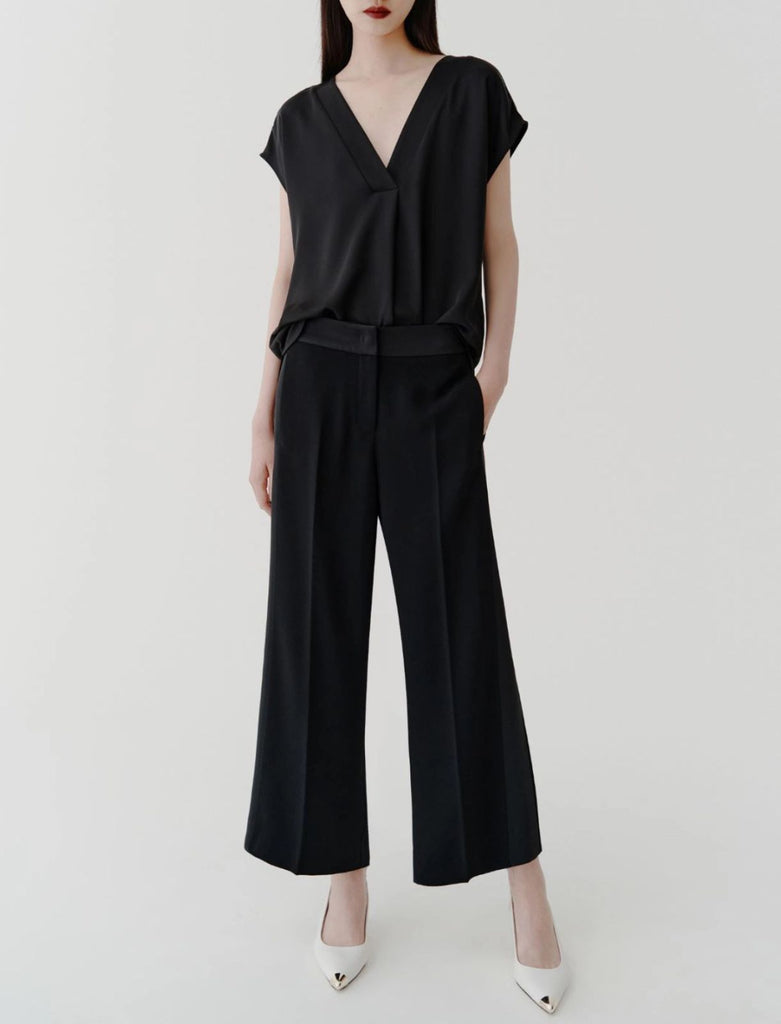 MARELLA Pantalone ampio in enver satin