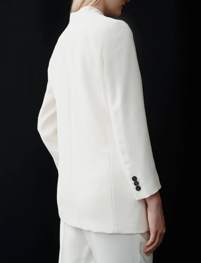 MARELLA Giacca lunga in enver satin