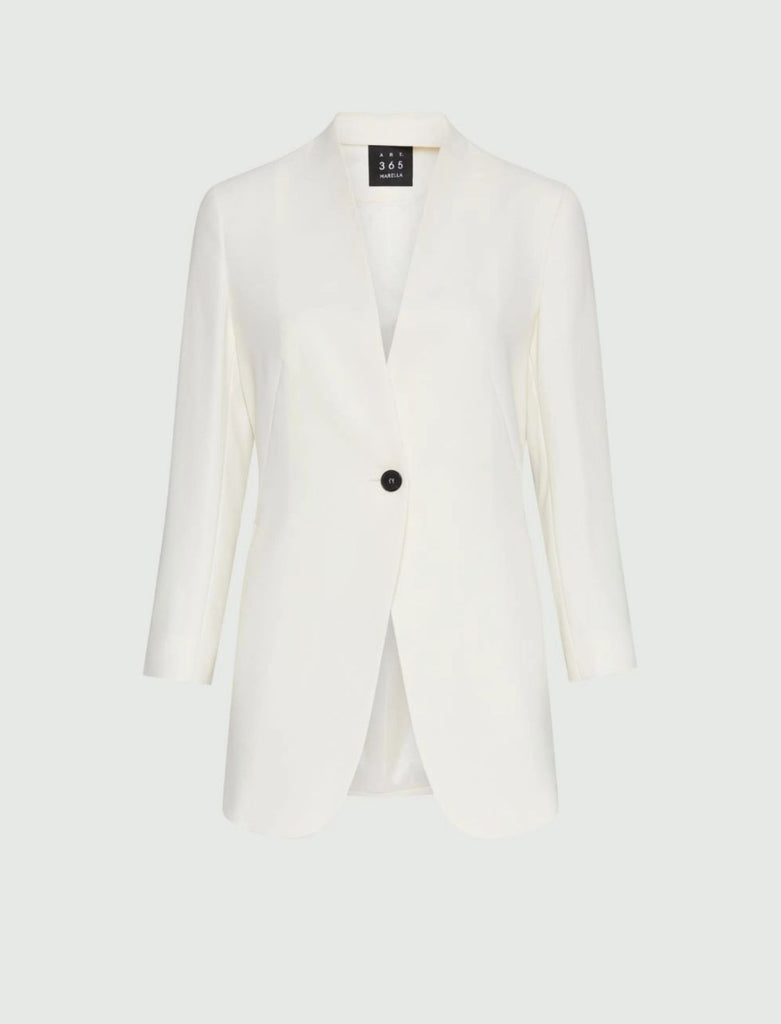 MARELLA Giacca lunga in enver satin