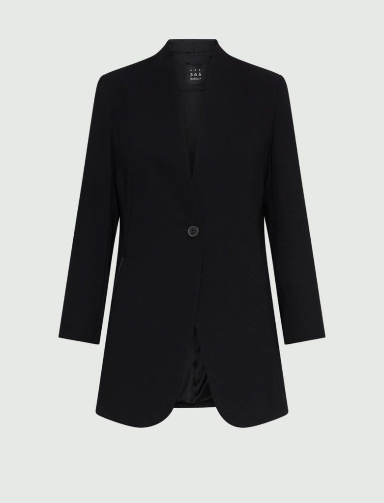 MARELLA Giacca lunga in enver satin