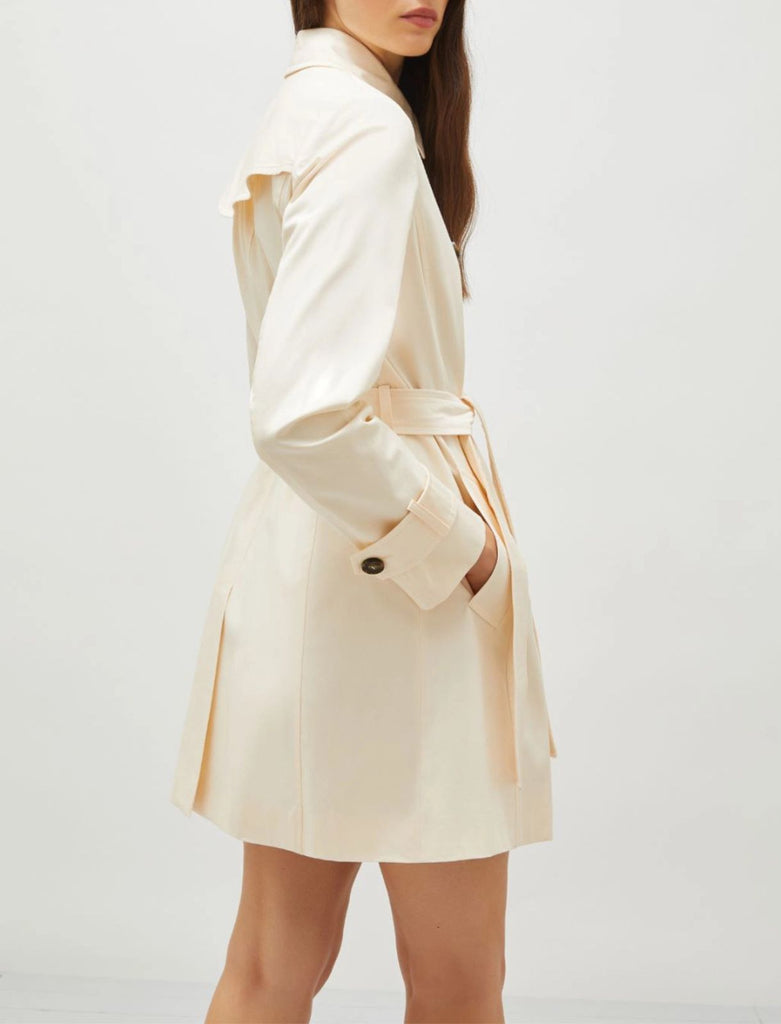 MARELLA Trench in raso stretch