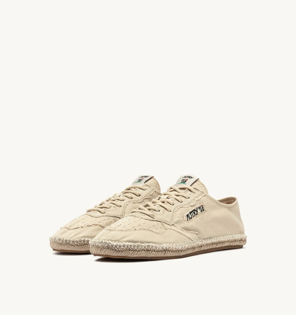 AUTRY Espadrillas Low  Canvas/Can. Avorio