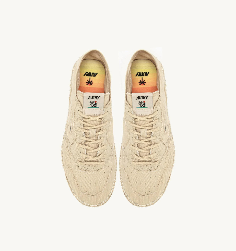 AUTRY Espadrillas Low  Canvas/Can. Avorio