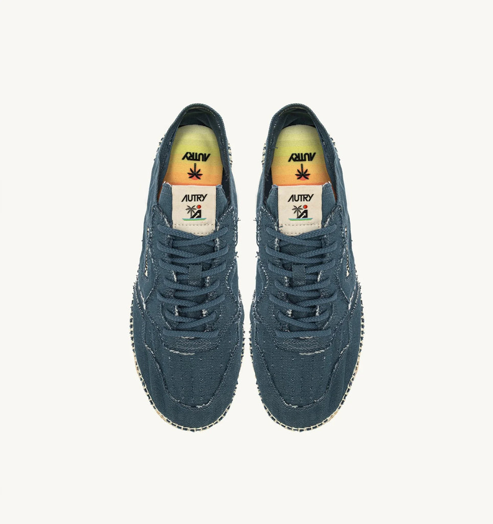 AUTRY Espadrillas Low  Canvas/Can. Blu