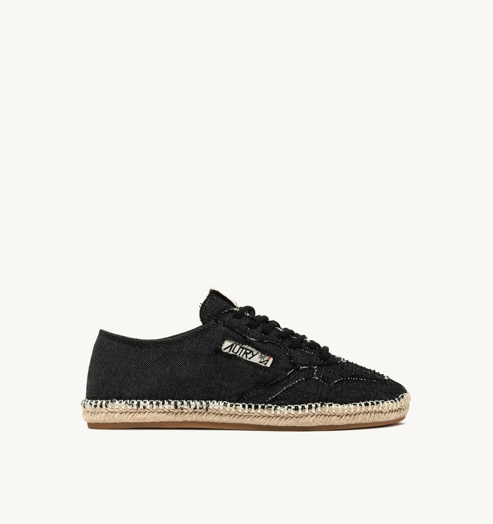 AUTRY Espadrillas Low  Canvas/Can. Nero