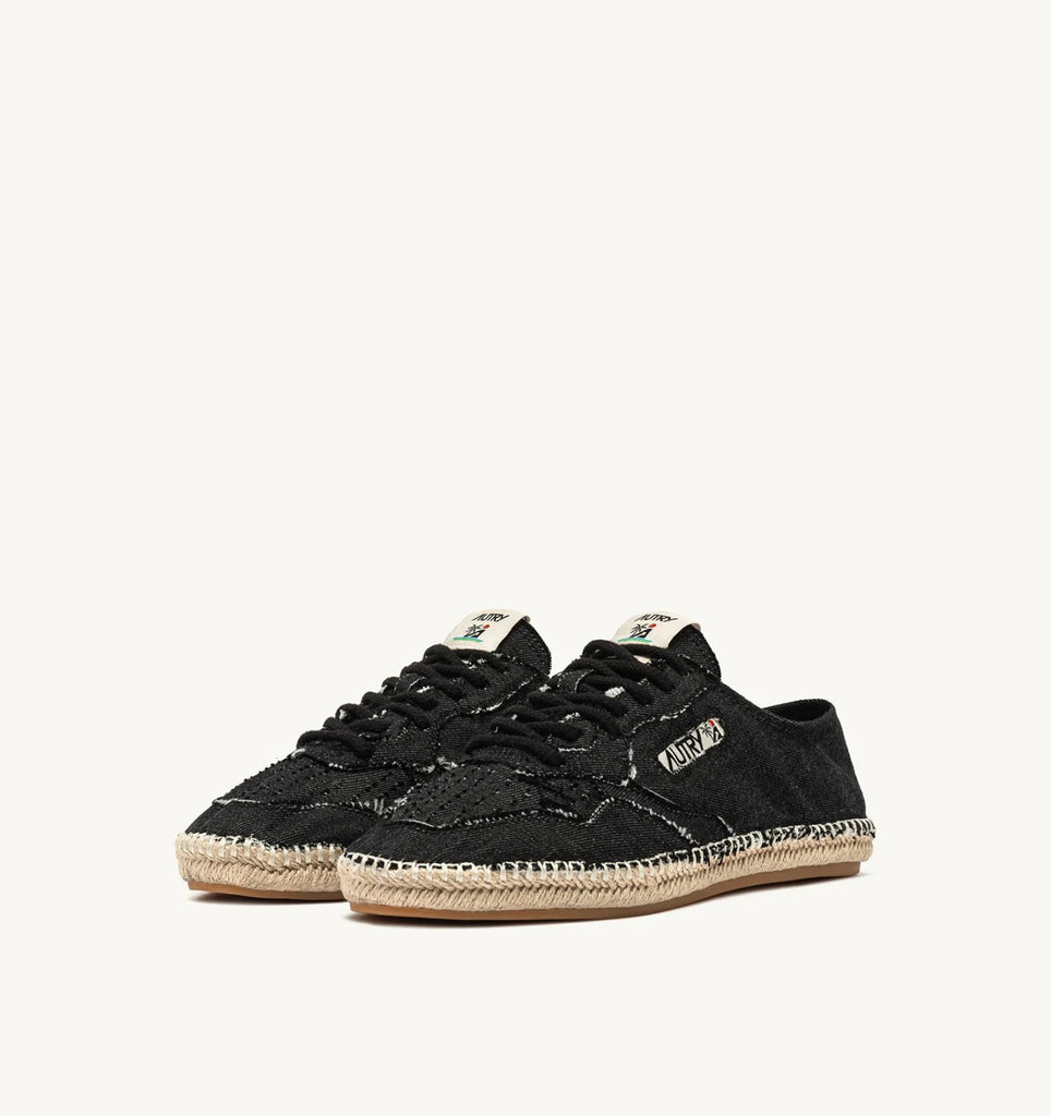 AUTRY Espadrillas Low  Canvas/Can. Nero