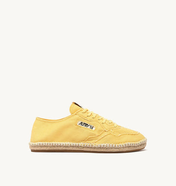 AUTRY Espadrillas Low  Canvas/Can. Giallo