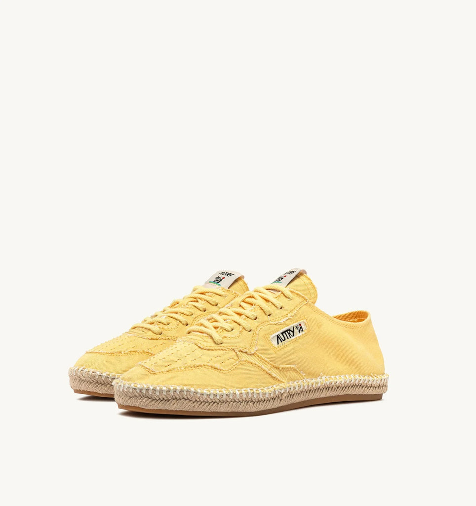 AUTRY Espadrillas Low  Canvas/Can. Giallo