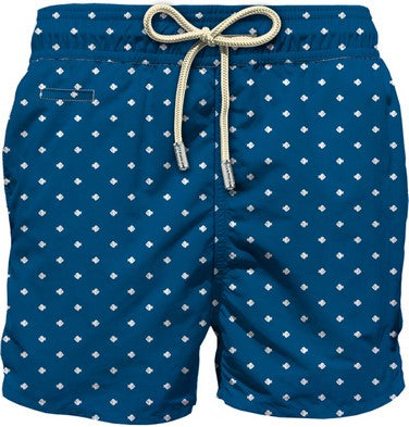 MC2 SAINT BARTH Costume mare Lighting in tessuto leggero con stampa